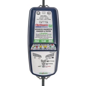 OptiMate 4s 5A TM-290 (10-Step 12.8V/ 13.2V 5A Lithium Battery Charger (2-100Ah), Maintainer & Recovery)